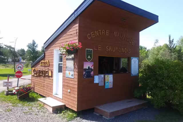 Accueil du camping&nbsp;&nbsp;&nbsp;&copy; Municipalité de Lac-au-Saumon