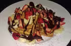 Gaufres aux fraises et bananes&nbsp;&nbsp;&nbsp;&copy; Y.Cossette