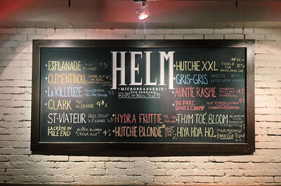 HELM brewpub on Bernard st.