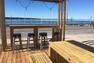 Terrasse donnant vue sur la marina et ses voiliers&nbsp;&nbsp;&nbsp;&copy; N.Boutin