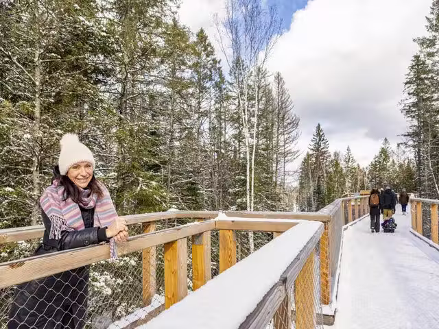 Hiver sur le Sentier des cimes&nbsp;&nbsp;&nbsp;&copy; Daniel Desmarais