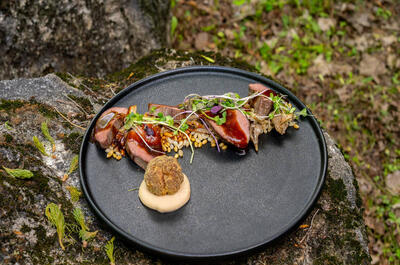 Le Baluchon Éco-villégiature – Salle à manger