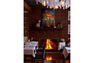 Salle à manger avec foyer&nbsp;&nbsp;&nbsp;&copy; Auberge du Chemin Faisant