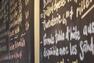 Menu à l'ardoise