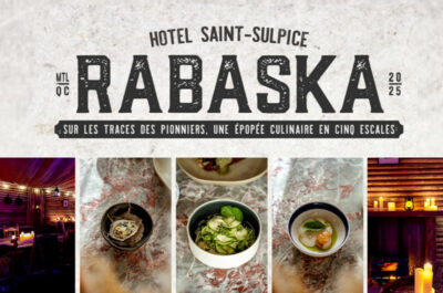 Le restaurant Cour Arrière propose Rabaska pour quatre soirs seulement !
